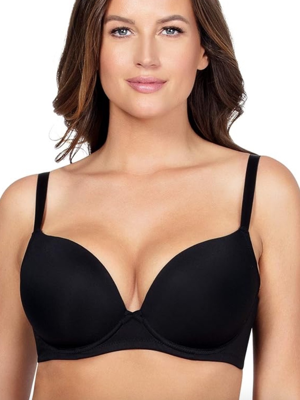 Like New! 30DD Parfait Emma Plunge T-shirt Bra, Black